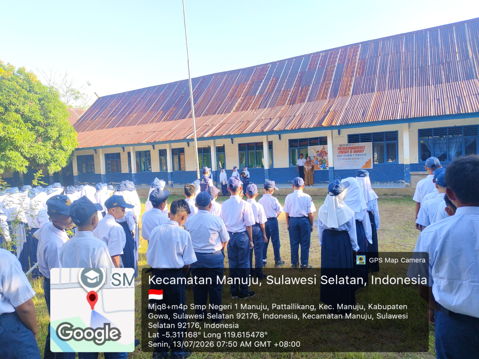 MPLS SMP Negeri 1 Manuju Tahun Pelajaran 2026/2027 Resmi Dibuka, Murid Baru Ikuti Hari Pertama dengan Antusias
